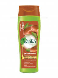 УЦЕНКА! Шампунь Марокканская Аргана Против ломкости СРОК ДО 01.2026 (Dabur Vatika Moroccan Argan Anti-breakage) 400 мл