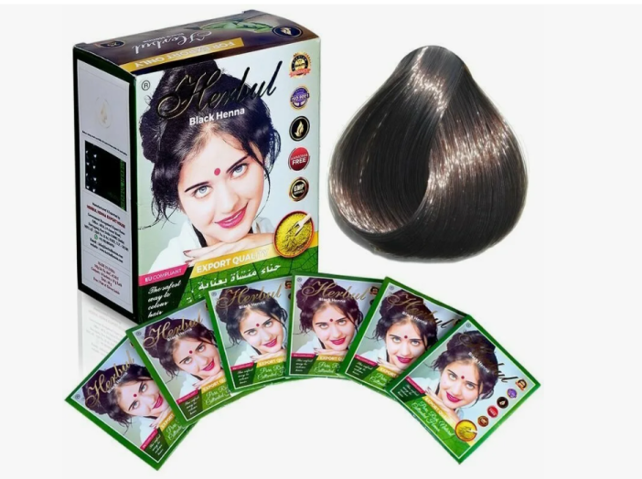 Хна индийская Черная Хербул (Black Henna Herbul) 6 x 10 г