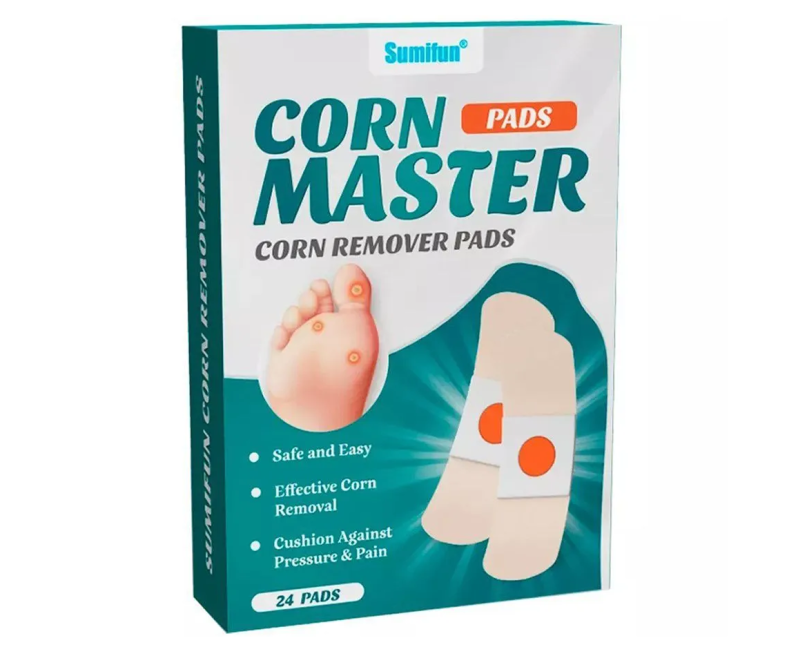 Пластырь для удаления мозолей (Corn Master Remover Pads Sumifun) 24 шт