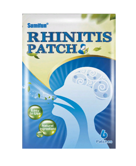 Пластырь при насморке (Rhinitis patch Sumifun) 6 шт