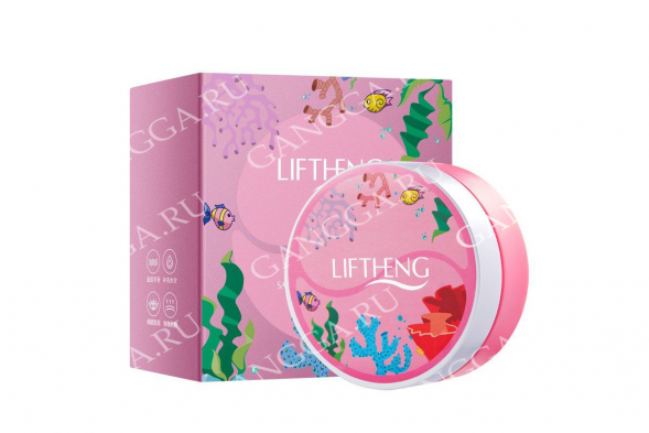 Патчи для кожи вокруг глаз c экстрактом Сакуры (Eye Mask Sakura Seaweed LIFTHENG) 60 шт 