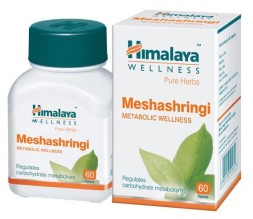 УЦЕНКА! Мешашринги при диабете Хималая Хербалс ПОМЯТА УПАКОВКА (Meshashringi Himalaya Herbals) 60 табл