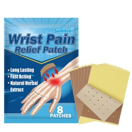 Пластырь для снятия боли в запястье (Sumifun Wrist Pain Relief Patch) 8 шт