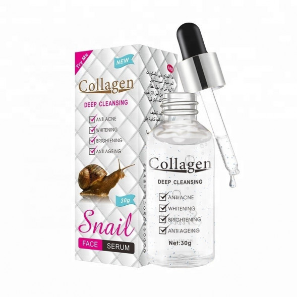 Сыворотка для лица с муцином улитки и коллагеном (Collagen Deeply Moisturizes Snail Facial Oil) 30 мл