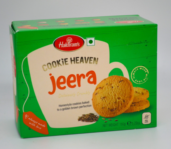 Печенье с зирой Халдирамс СРОК ДО 09.2024 (Jeera Cookie Heaven Haldirams) 150 г
