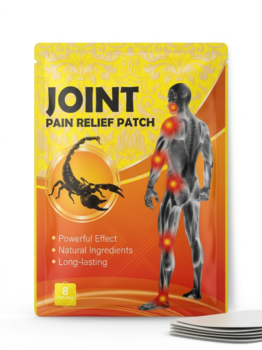 Пластырь обезболивающий с ядом скорпиона (Joint Pain Relief Patch) 8 шт 
