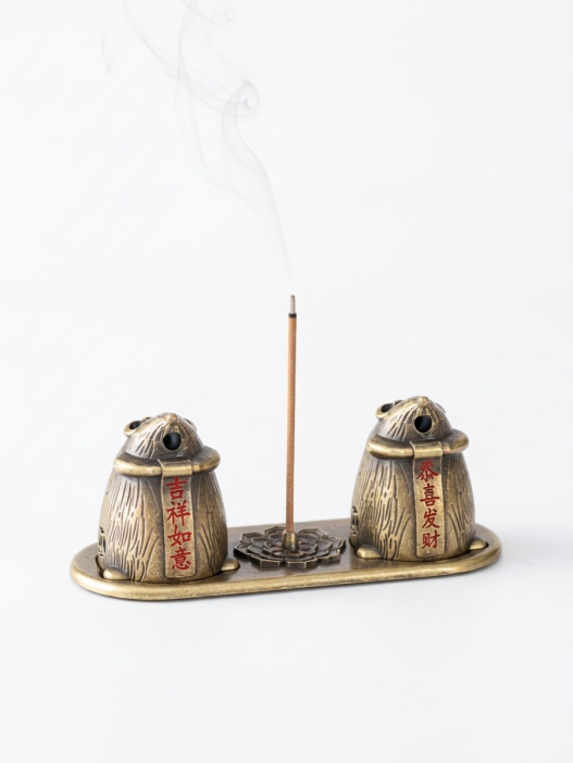 Подставка для благовоний Хомяки 12 х 4 х 4 см