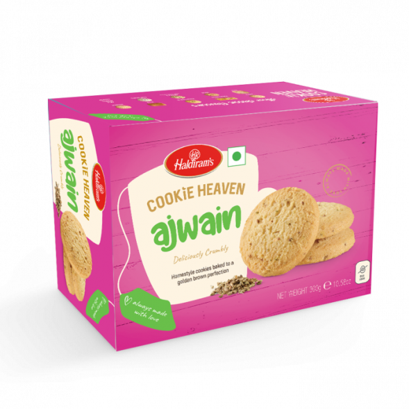 Печенье соленое с тмином Халдирамс (Ajwain Cookie Heaven Haldirams) 150 г