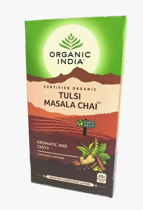 Чай Тулси Масала Органик Индия (Tulsi Masala Chai Organic India) 25 пакетиков