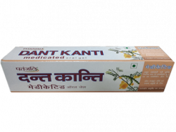 Зубная паста-гель Дант Канти Медикейтэд Патанджали (Dant Kanti Medicated Oral Gel Patanjali) 100 г