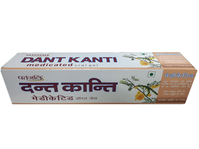 Зубная паста-гель Дант Канти Медикейтэд Патанджали (Dant Kanti Medicated Oral Gel Patanjali) 100 г