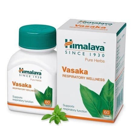 УЦЕНКА! Васака Хималая Хербалс ПОМЯТА УПАКОВКА (Vasaka Himalaya Herbals) 60 табл