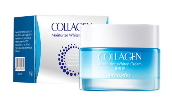 Крем для лица осветляющий Коллаген (Collagen Anti-aging Moisturize Whiten Cream Fayankou) 50 г