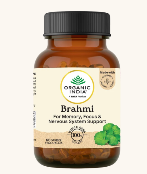 Брами (Брахми) Органик Индия (Brahmi Organic India) 60 капсул