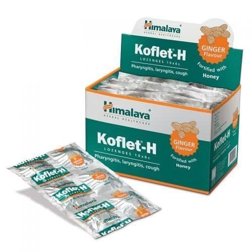 Кофлет-Х леденцы Имбирь Хималая (Koflet-H Ginger Himalaya) 6 шт