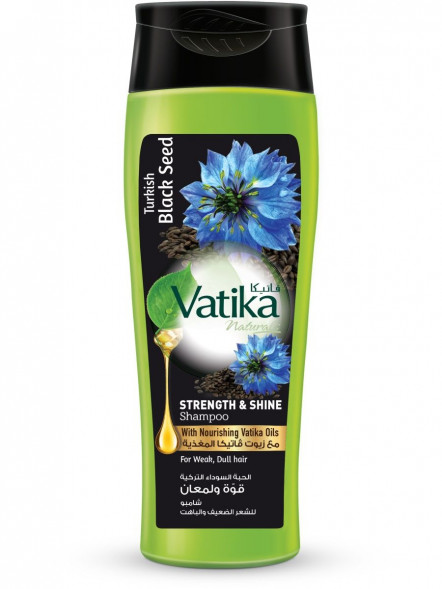 Шампунь Турецкий Черный Тмин Сила и Сияние Дабур Ватика (Dabur Vatika Turkish Black Seed Strength And Shine) 200 мл