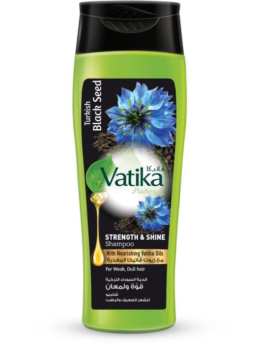 Шампунь Турецкий Черный Тмин Сила и Сияние Дабур Ватика (Dabur Vatika Turkish Black Seed Strength And Shine) 200 мл