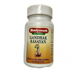 Гандхак Расаян Бадьянатх (Gandhak Rasayan Baidyanath) 40 табл