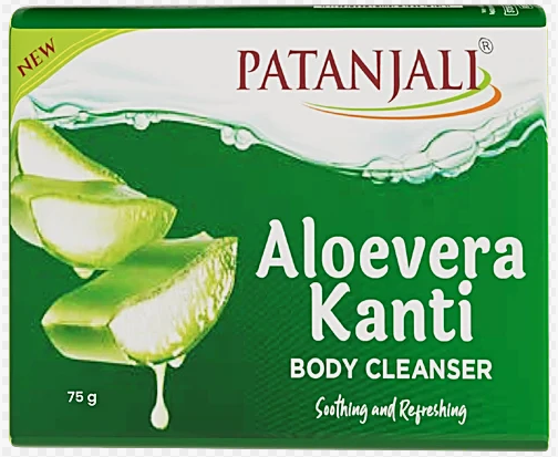 Мыло Алоэ Вера Патанджали (Aloe Vera Kanti Soap Body Cleanser Patanjali) 75 г
