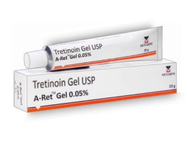 УЦЕНКА! Третиноин Гель 0,05% ПОМЯТА УПАКОВКА (Tretinoin Gel USP 0.05% Menarini) 20 г