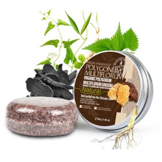 Твердый шампунь для волос с экстрактом Полигонума (Natural Organic Polygonum Multiflorum Shampoo Soap) 60 г