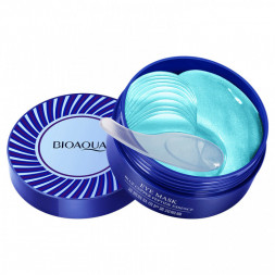 Патчи для глаз с пептидами голубой меди (Blue copper peptide eye mask Bioaqua) 80 г