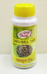 УЦЕНКА! Дашмул таблетки Шри Ганга ПОМЯТА БАНКА (Dashmul Shri Ganga) 100 табл
