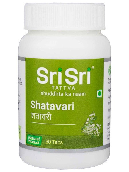 Шатавари Шри Шри (Shatavari Sri Sri tablets) 60 табл