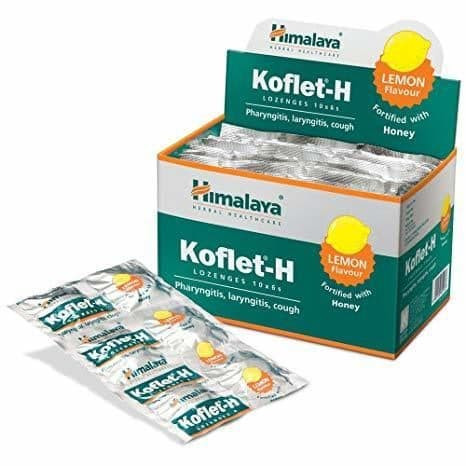 Кофлет-Х леденцы Лимон и мед Хималая (Koflet-H Lemon Himalaya) 6шт