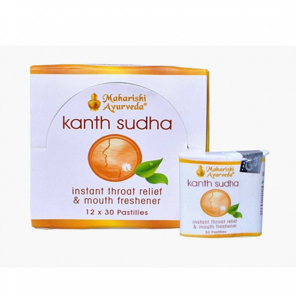 Кант (Касни) Судха драже для горла Махариши (Kanth sudha Maharishi) 30 драже