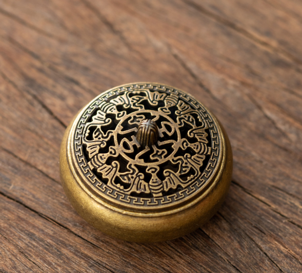 Маленькая курительница для благовоний Птица Вуфу 3,9 х 3,9 х 2,5 см