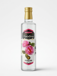 Розовая вода питьевая (Rose water Foodna) 500 мл