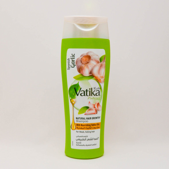 Шампунь для роста волос Испанский чеснок Дабур Ватика (Dabur Vatika Spanish Garlic Hair Growth) 200 мл
