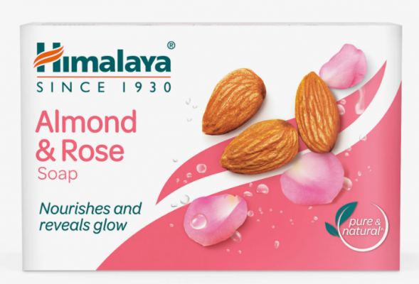 УЦЕНКА! Мыло Миндаль и Роза Хималая ПОМЯТА УПАКОВКА (Almond Rose Soap Himalaya) 125 г