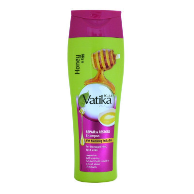 Шампунь восстанавливающий для волос Мед и Яйцо Исцеление и Восстановление (Dabur Vatika Honey and Egg Repair and Restore Shampoo) 200 мл