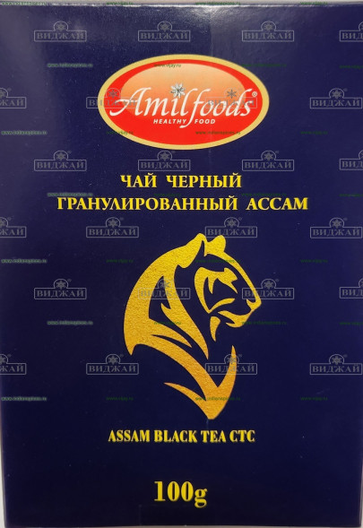 Чай черный гранулированный Ассам СТС (Assam Black Tea CTC Amilfoods) 100 г