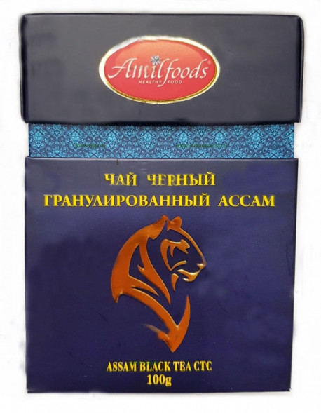 Чай черный гранулированный Ассам Амилфудс (Black tea Amilfoods) 100 г