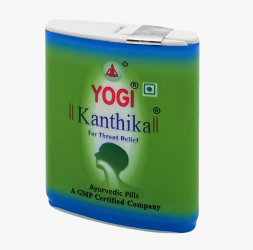 УЦЕНКА! Йоги Кантика драже для лечения горла ПОМЯТА УПАКОВКА (Yogi Kanthika Yogi Ayurvedic) 140 шт