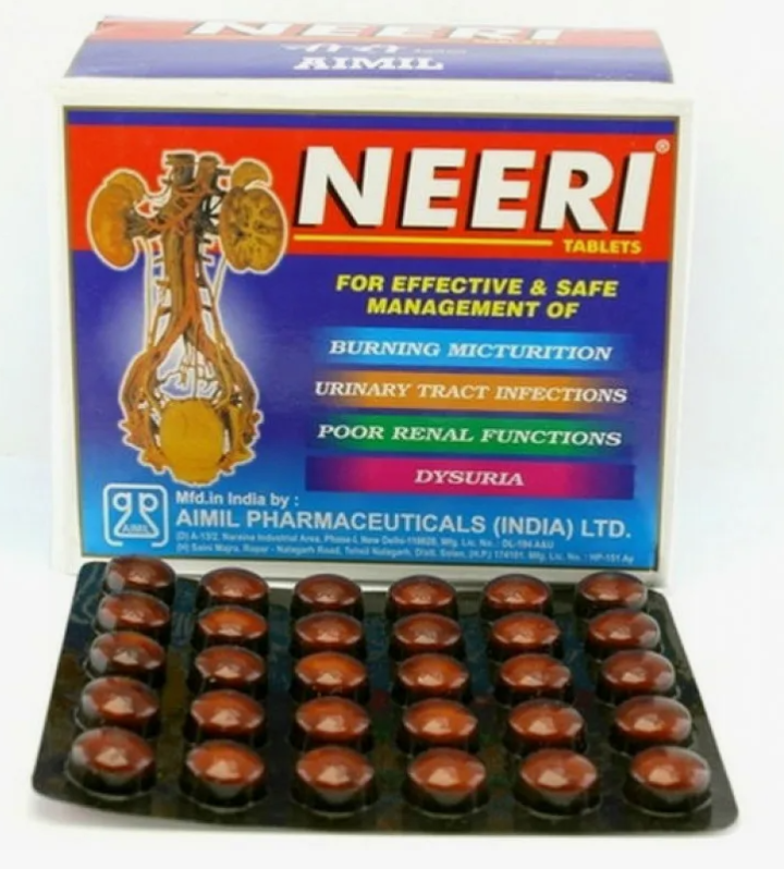 Нири (Нери) при камнях в почках Аимил (Neeri Tablets Aimil) 30 табл