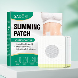 Китайские наклейки на пупок для похудения и придания формы телу (Slimming Patch Sadoer) 30 шт