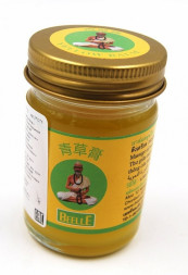 Бальзам тайский обезболивающий Желтый (Mho Shee Woke) 50 г