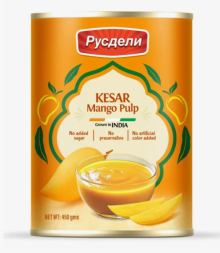 Пюре из манго без добавления сахара (Kesar Mango Pulp Rusdeli) 450 г