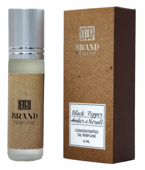 Масляные духи Черный перец, Амбра и Нероли (Black Pepper, Amber &amp;amp; Neroli Brand Perfume) 6 мл