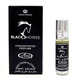 Масляные арабские духи Черная лошадь Аль-Рехаб (Concentrated Perfume Black Horse Al-Rehab) 6мл
