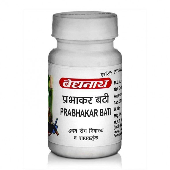 Прабхакар Вати Бадьянатх (Prabhakar vati Baidyanath) 80 таблеток