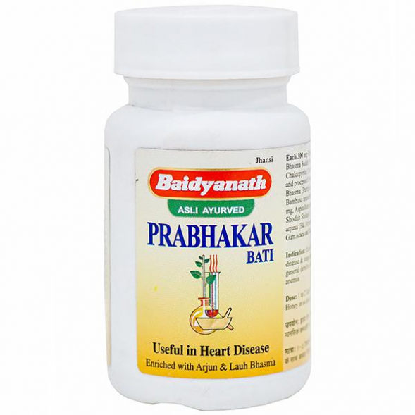 Прабхакар Вати Бадьянатх (Prabhakar vati Baidyanath) 80 таблеток