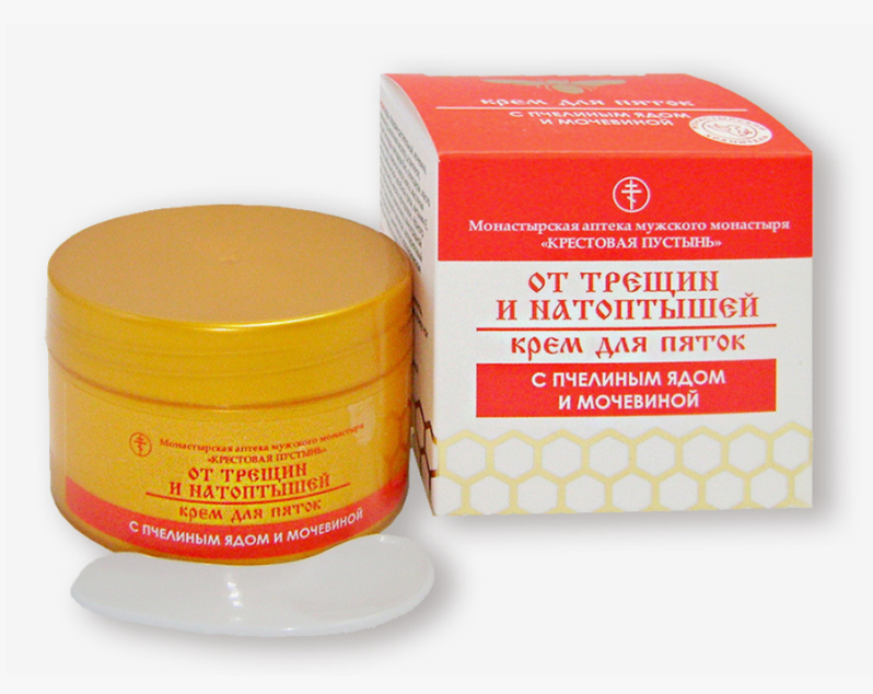 Крем для пяток с пчелиным ядом от трещин и натоптышей Монастырская аптека (Солох-Аул) 50 мл