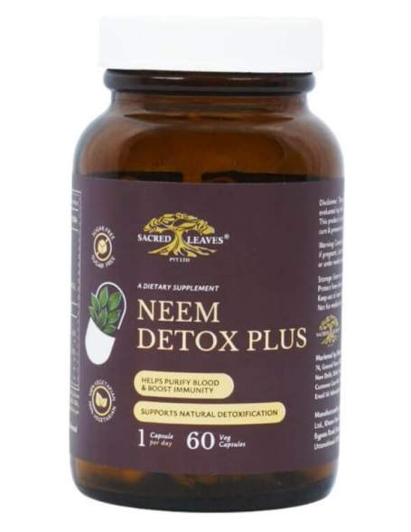 Ним Детокс Плюс (Ним, Гудучи и Трифала) (Neem Detox Plus Sacred Leaves) 60 капсул