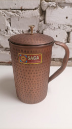 Медный кувшин Сага (Pure Copper Luxury line Water ANTIQUE Jug Saga) 1500 мл
