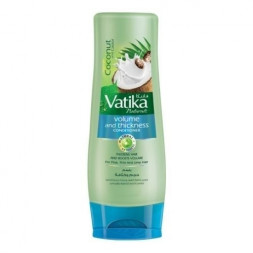 Кондиционер для объема волос с кокосом и касторовым маслом Объем и Толщина (Dabur Vatika Coconut and Castor Volume & Thickness) 400 мл